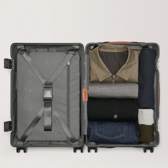 NIB Carl Friedrik The Carry-On X (Hybrid), Gray and Cognac - Picture 7 of 8